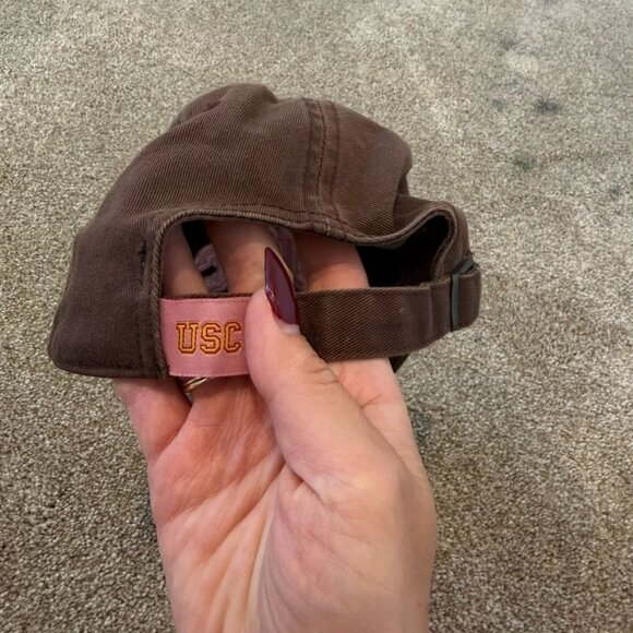 USC University of Southern California Adjustable Brown Baseball Hat - Picture 2 of 6